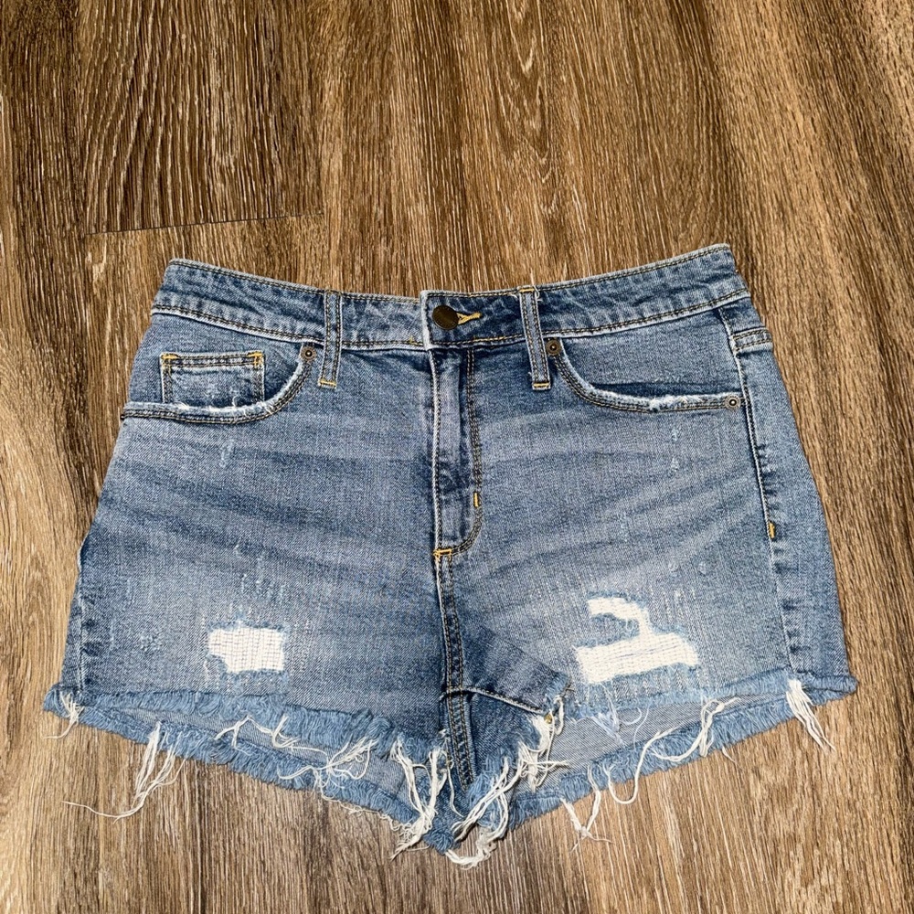 Universal Thread Blue Distressed Jean Shorts